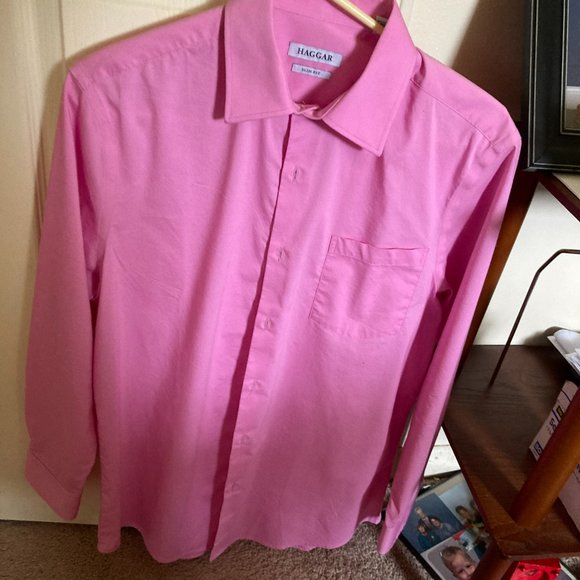 pink Haggar dress shit - Picture 2 of 2